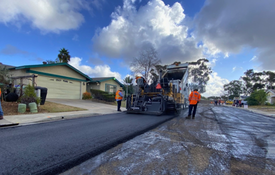 Major Road Repairs Underway on Mira Mesa's Aqua Mansa Road as San Diego Tackles Infrastructure Woes