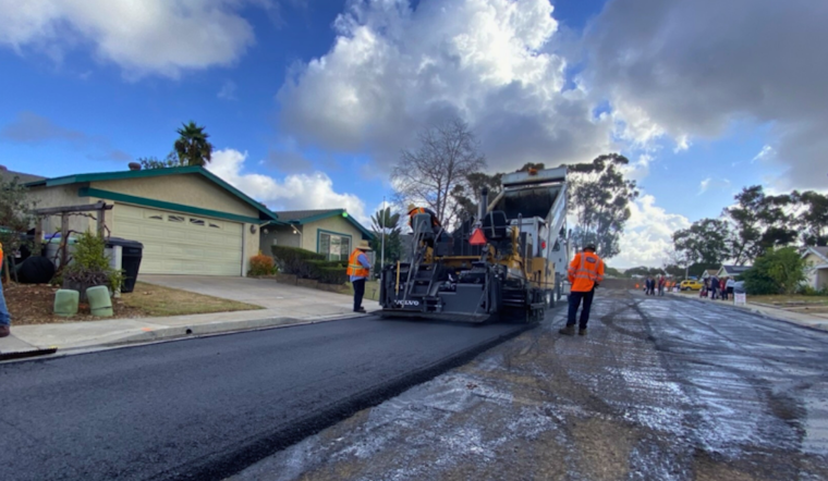 Major Road Repairs Underway on Mira Mesa's Aqua Mansa Road as San Diego Tackles Infrastructure Woes