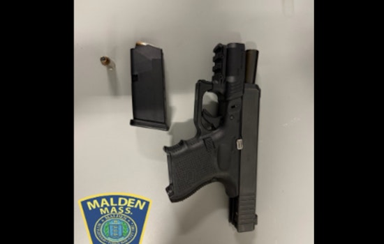 Malden Police Confiscate Stolen Firearm from Salem Man Who Faces Multiple Charges