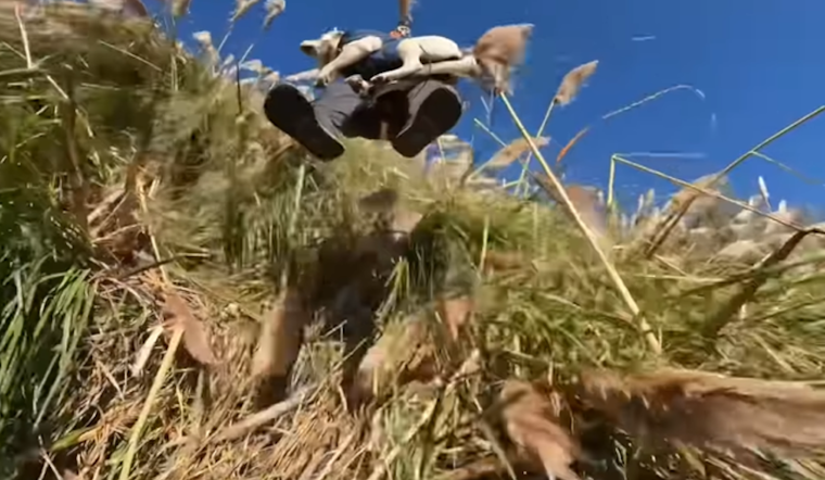 VIDEO: Man and Dog Safely Rescued from Cliffside Near Bolinas in Coordinated Helicopter Operation
