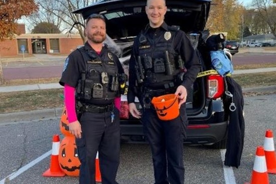 Mankato Cops and Firefighters Swap Patrol for 'Trunk or Treat' to Connect with Community on Halloween