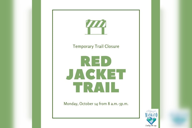 Mankato's Red Jacket Trail Closed for Tree Removal on Monday, A Day of Maintenance for Trail Safety