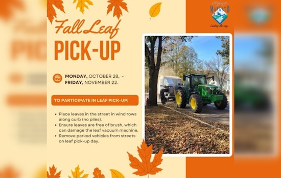 Mankato's Annual Leaf Collection Begins October 28 to Keep City Beautiful and Drains Clear