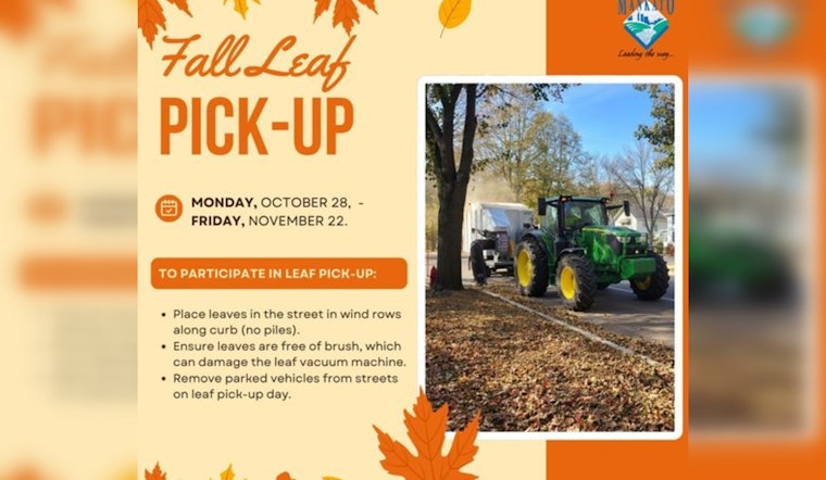 Mankato's Annual Leaf Collection Begins October 28 to Keep City Beautiful and Drains Clear