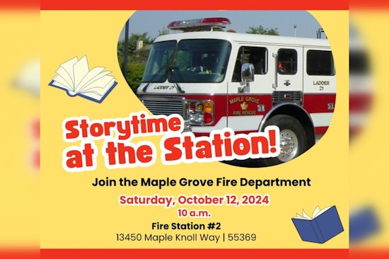 Maple Grove Fire Station 2 Hosts "Storytime at the Station" for Family Fun and Fire Safety Education