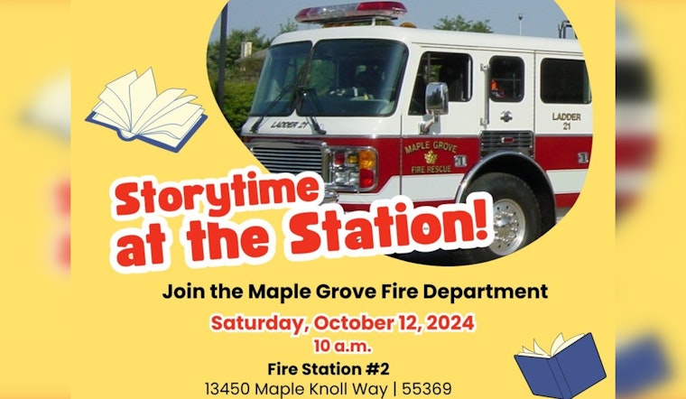 Maple Grove Fire Station 2 Hosts "Storytime at the Station" for Family Fun and Fire Safety Education