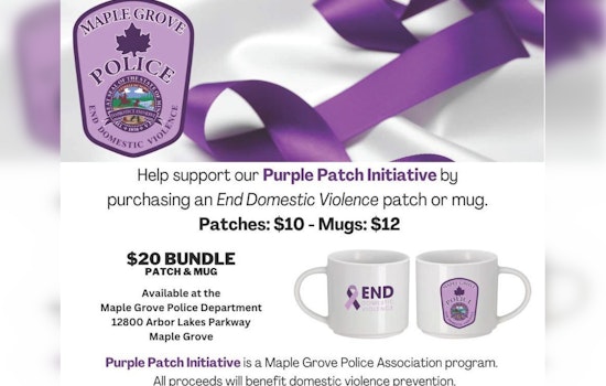 Maple Grove Police Launch Purple Patch Initiative to Support Domestic Violence Prevention