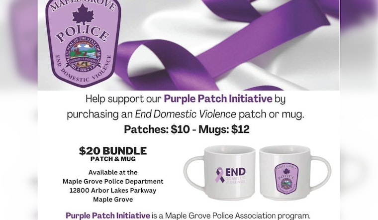 Maple Grove Police Launch Purple Patch Initiative to Support Domestic Violence Prevention