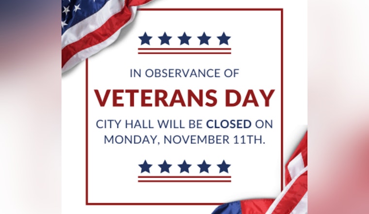Marietta Administrative Offices to Close for Veterans Day, Sanitation Services Schedule Altered