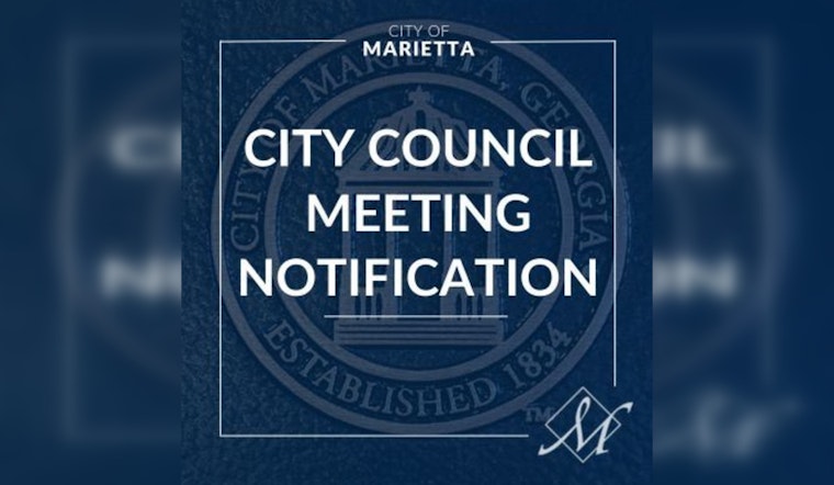 Marietta City Council Invites Public to October 29 Committee Meetings and Discussions at City Hall