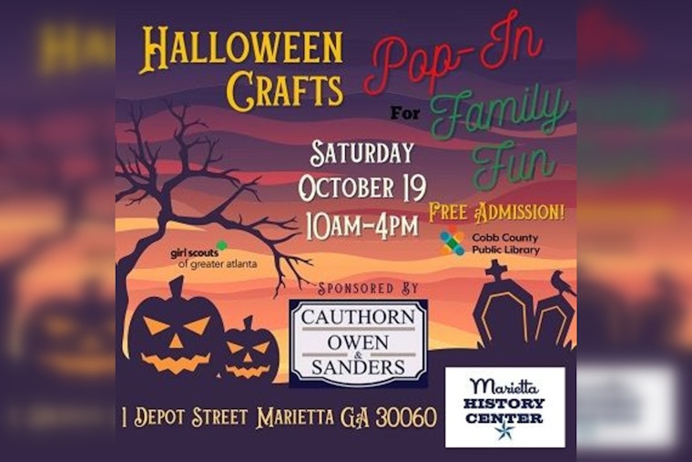 Marietta History Center Invites Families for a Festive Halloween Themed Pop In Event
