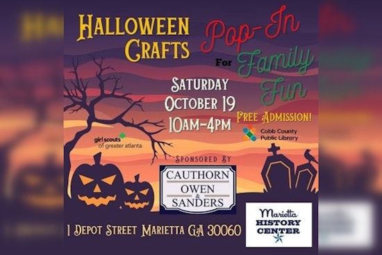 Marietta History Center Invites Families for a Festive Halloween Themed Pop In Event
