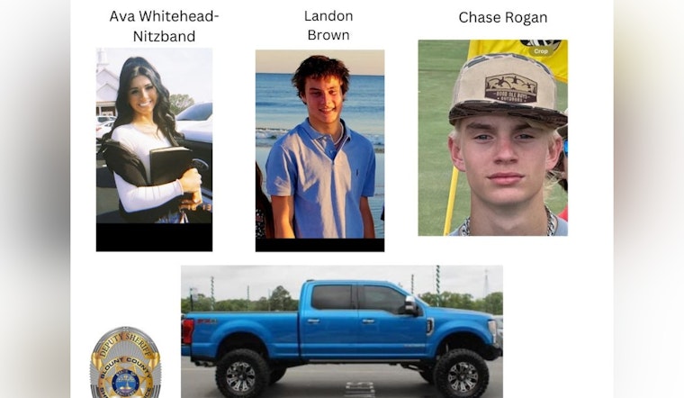 Maryville Community on Alert: Blount County Sheriff's Office Seeks Help to Find Three Missing Teenagers