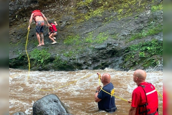 Maui Firefighters Heroically Rescue Two Individuals Amid Iao Valley Flash Floods