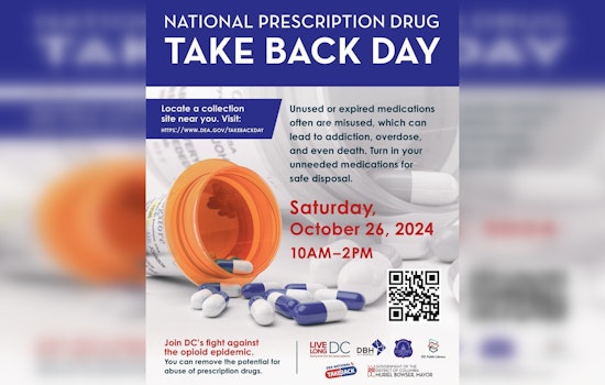 Mayor Bowser and DC Health Officials Urge Participation in National Prescription Drug Take Back Day