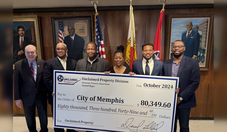 Memphis's Coffers Grow as State Treasurer Returns Over $80,000 in Unclaimed Property