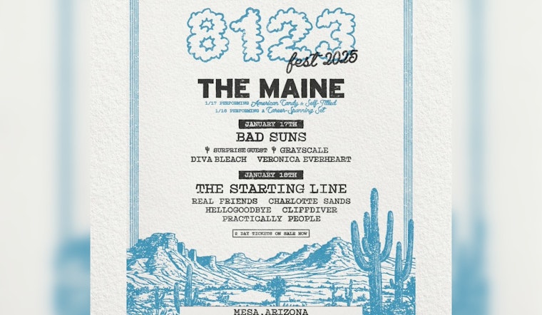 Mesa Music Festival Postpones 2025 Edition as The Maine's 8123 Fest Gears Up for Return to Mesa Amphitheatre