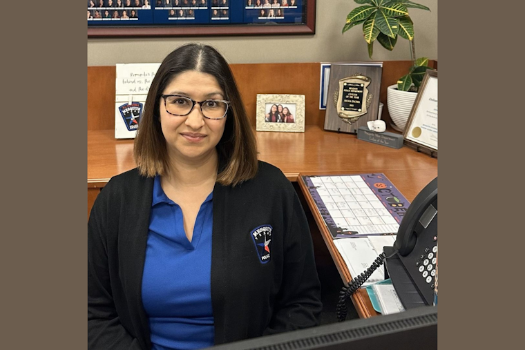 Mesquite Police Department Celebrates Sylvia Encinia for Her Dedication and Service During Hispanic Heritage Month