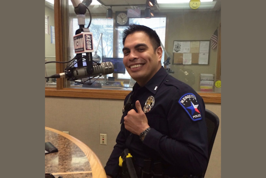 Mesquite Police Department Honors Officer Steven Contreras for Exemplary Service During Hispanic Heritage Month