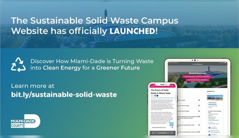 Miami-Dade Unveils Innovative Sustainable Solid Waste Campus Project Website to Boost Green Energy and Community Engagement