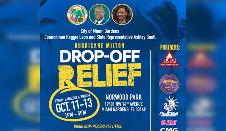 Miami Gardens Leads Relief Effort for Hurricane Milton Victims, Prioritizes Rapid Aid to Underserved Communities