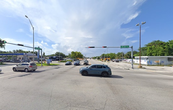 Miami Police Officer Hospitalized Following Collision with Sedan at NW 54th Street Intersection
