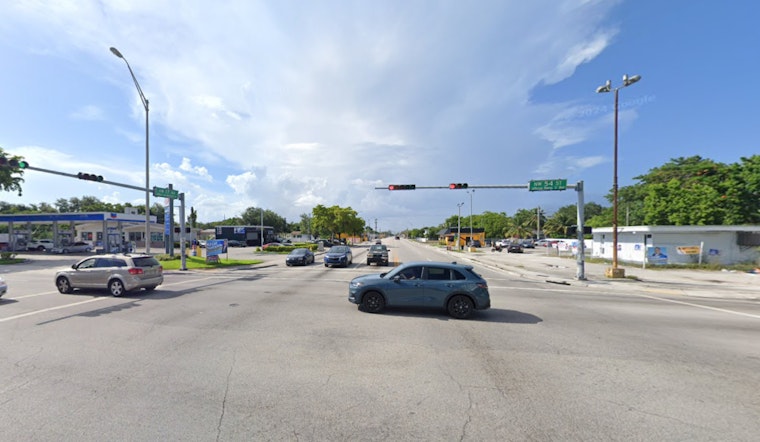 Miami Police Officer Hospitalized Following Collision with Sedan at NW 54th Street Intersection