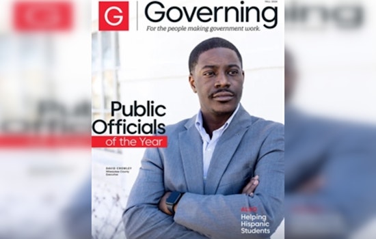 Milwaukee County Executive David Crowley Honored as Governing Magazine's Public Official of the Year