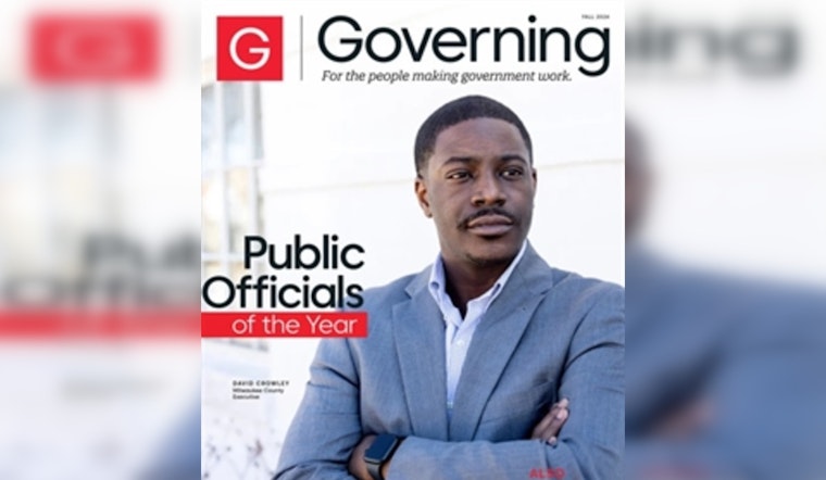 Milwaukee County Executive David Crowley Honored as Governing Magazine's Public Official of the Year