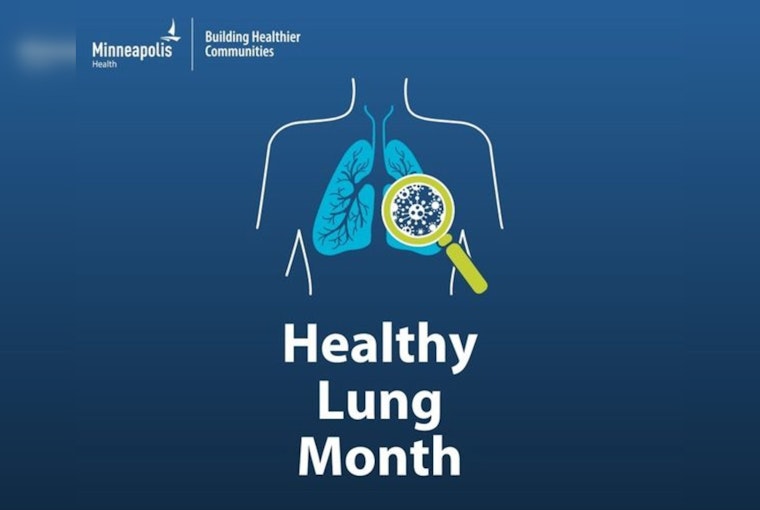 Minneapolis Health Department Advocates for Lung Health, Encourages Smoking Cessation During Healthy Lung Month