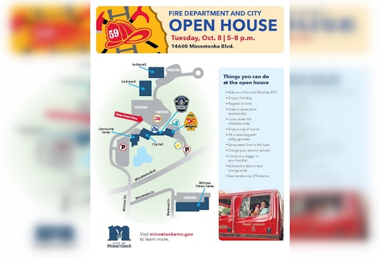 Minnetonka to Host Fire Department and City Open House, An Interactive Event for Community Engagement