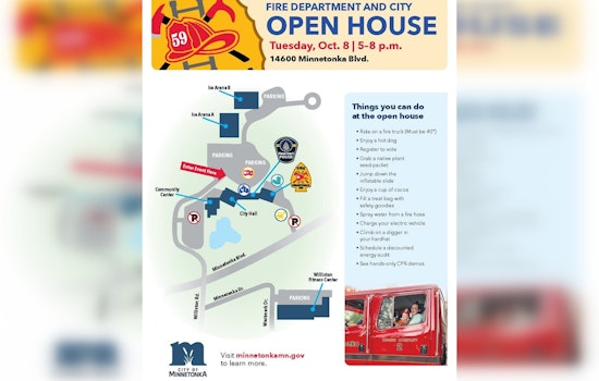 Minnetonka to Host Fire Department and City Open House, An Interactive Event for Community Engagement