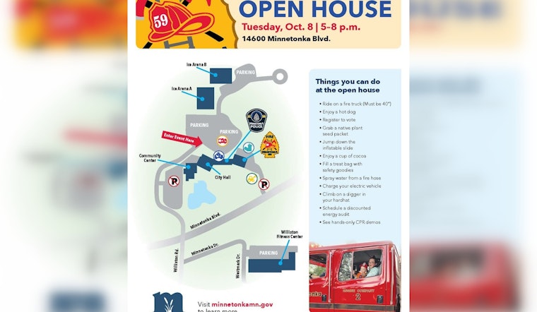 Minnetonka to Host Fire Department and City Open House, An Interactive Event for Community Engagement
