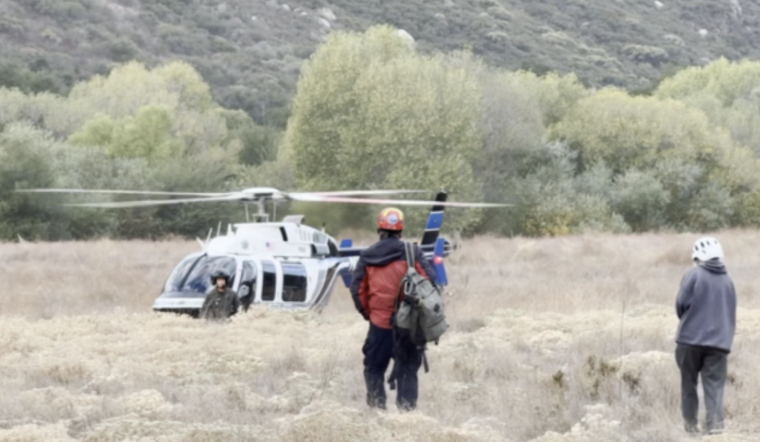 Missing Hiker Found Safe in San Diego Backcountry by Sheriff's Search and Rescue Team