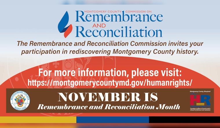 Montgomery County Commemorates Its Past with Remembrance and Reconciliation Month Activities