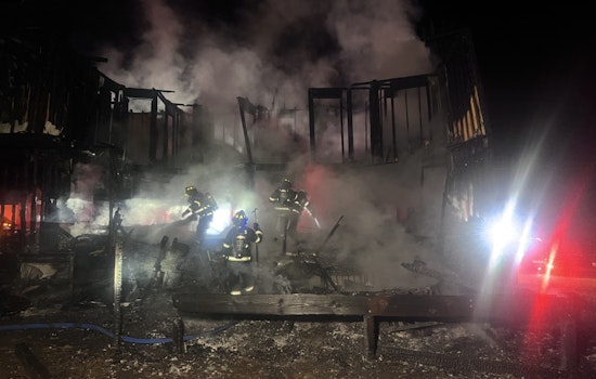 Montgomery County Home Destroyed in Overnight Blaze, Nearby Woodlawn Residences Damaged