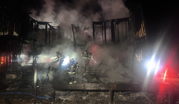 Montgomery County Home Destroyed in Overnight Blaze, Nearby Woodlawn Residences Damaged