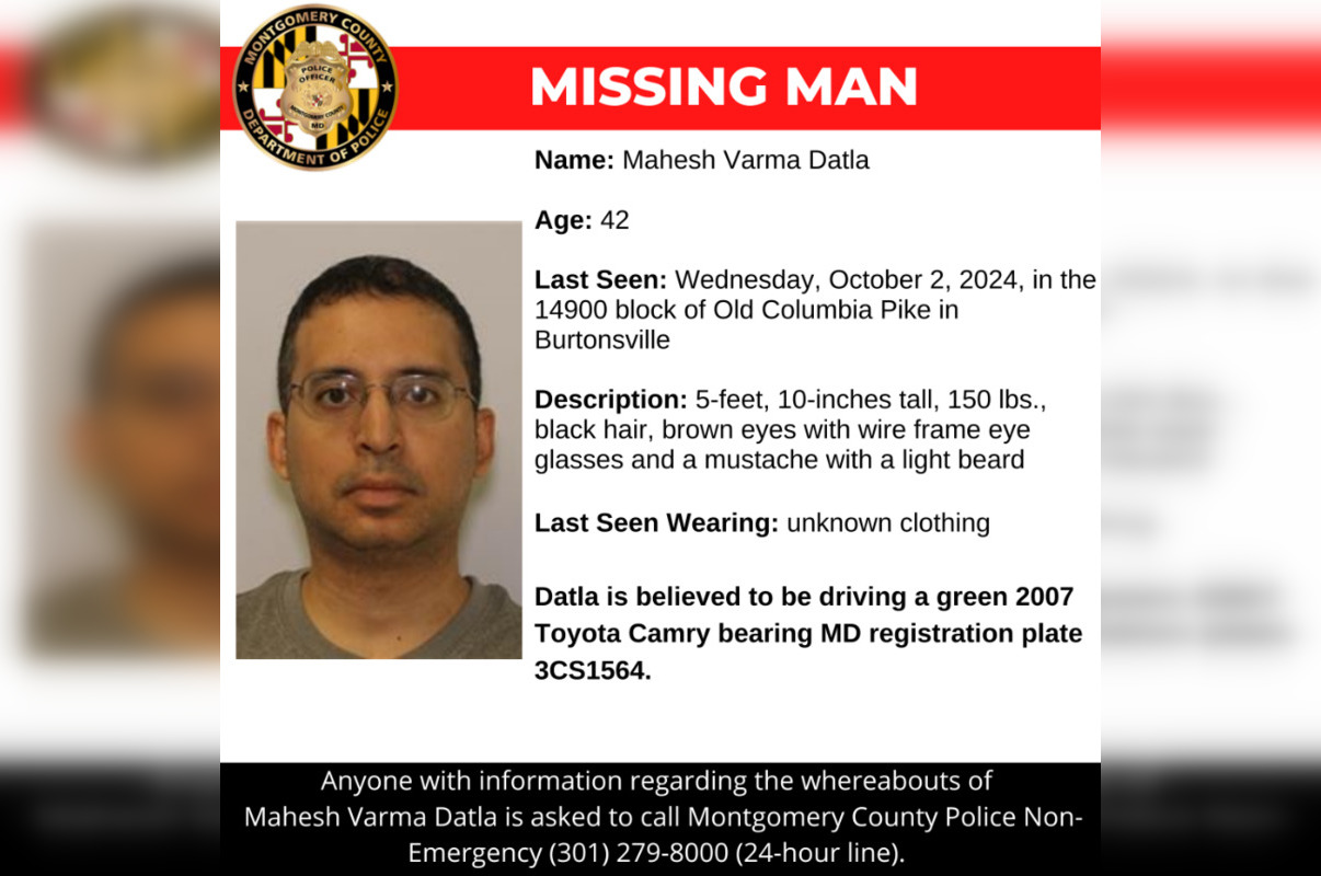 Montgomery County Police Seek Public Assistance in Search for Missing