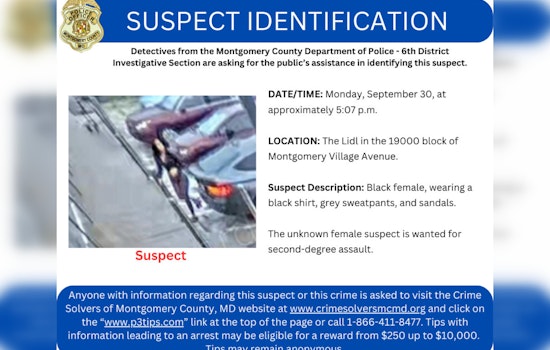 Montgomery County Police Seek Public's Help to Identify Suspect in Elderly Assault Case at Lidl Store