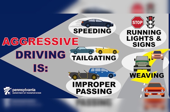 Multi-County Coalition of Police in Pennsylvania to Ramp Up Enforcement Against Aggressive Driving
