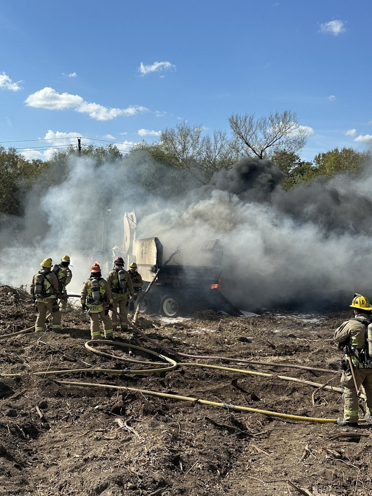 Multiple Explosions, Dump Truck Blaze Spark Rapid Response from Austin Fire Department in East Austin