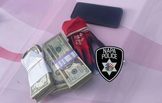 Napa Bank Robbery Suspect Arrested Within Minutes, Found Waiting Outside with Loot