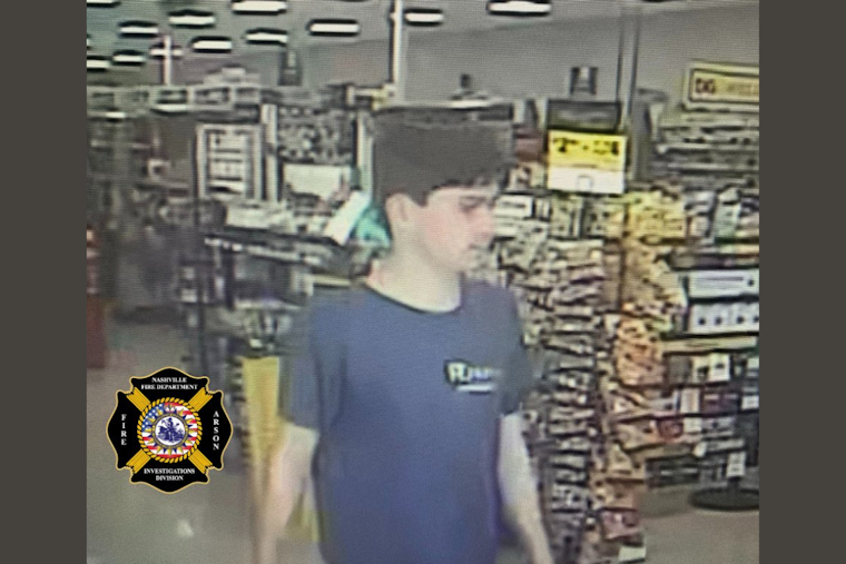Nashville Fire Department Seeks Suspect in Dollar General Arson Case, Surveillance Images Released