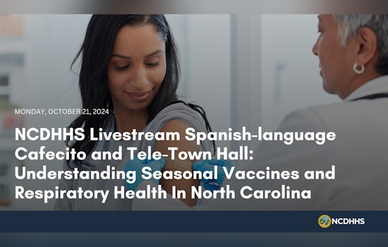 NCDHHS to Host Spanish-Language Town Hall on Seasonal Vaccines Post-Hurricane Helene