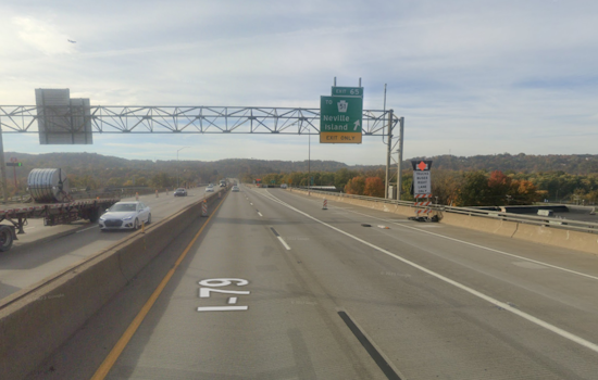 Neville Island Exit Ramp on I-79 Shut for Repairs, Motorists Advised to Take Alternate Routes Until November