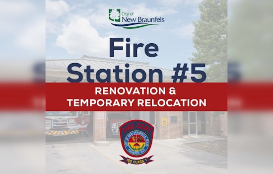 New Braunfels' Fire Station #5 Set for $2.2M Upgrade to Meet Modern Safety Standards