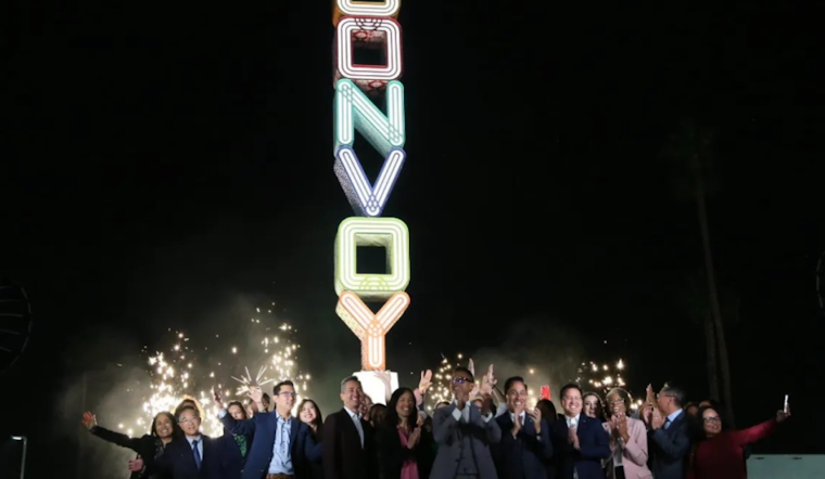 New Gateway Sign Illuminates San Diego's Convoy District, Celebrating Cultural Diversity