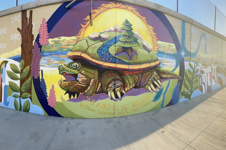New Mural in Saint Paul's Uŋčí Makhá Park Celebrates Dakota Creation Story