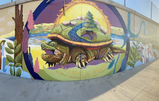 New Mural in Saint Paul's Uŋčí Makhá Park Celebrates Dakota Creation Story