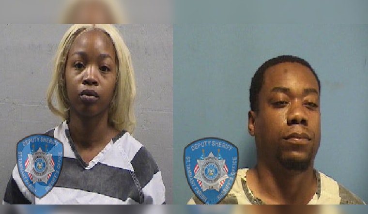 New Orleans Couple Arrested After Drugs and Gun Found in Repossessed Car in Slidell